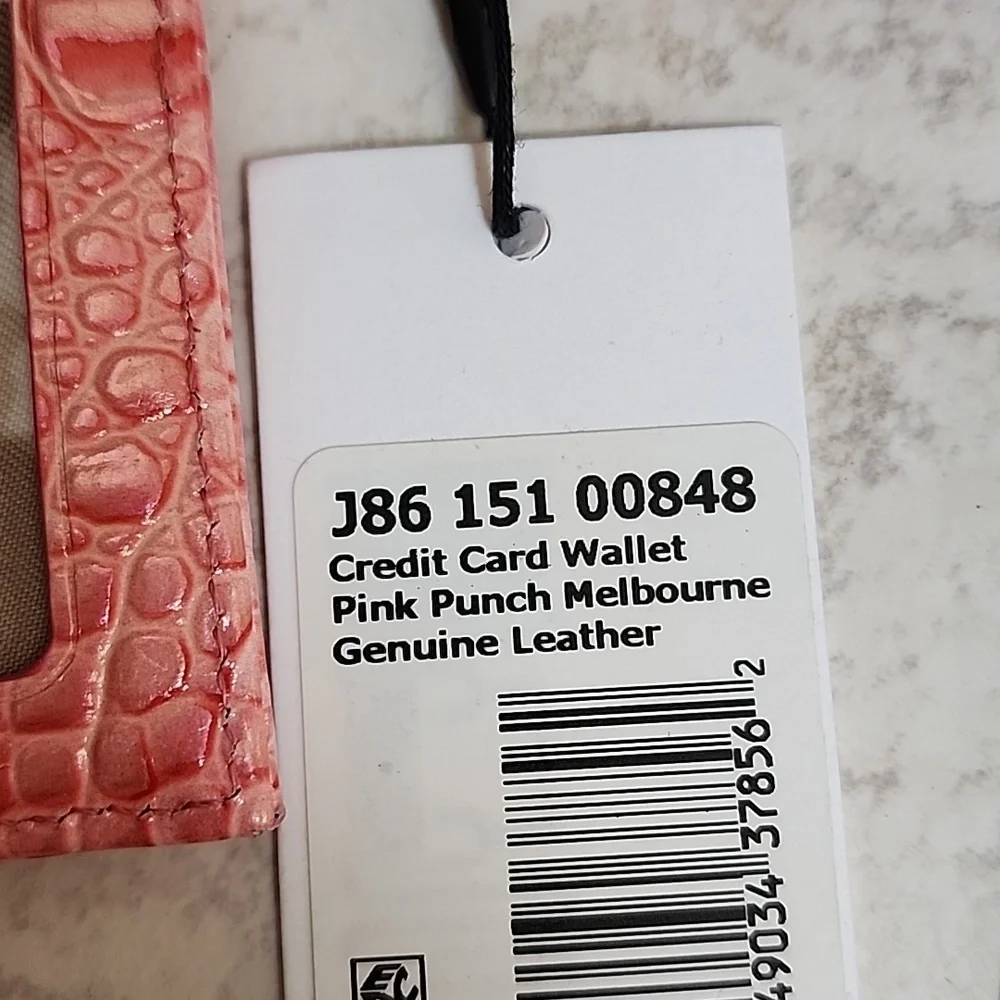 π©· π©· BRAHMIN Marley PINK PUNCH Crossbody & PINK PUNCH Credit Card Wallet π©· π©· - Picture 10 of 11